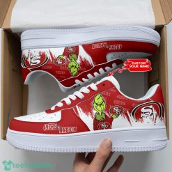 San Francisco 49ers Personalized Name Sneakers Air Force Shoes Sport Shoes Gift Product Photo 3