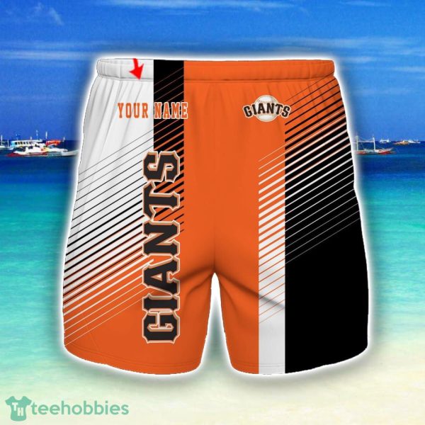 San Francisco Giants Beach Shorts For Sport Fans Team Summer Gift Custom Name Product Photo 1