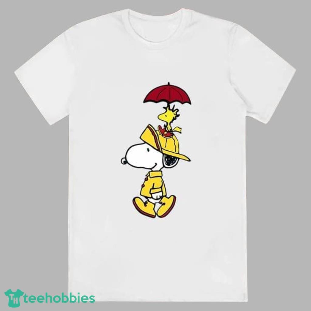 Spring Rain Snoopy And Woodstock Shirt Product Photo 1