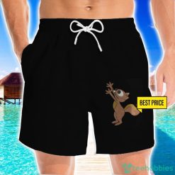 Squirrel Want Hazelnuts Black Funny Style 3D Beach Shorts For Men Gift Summer Gift Product Photo 1