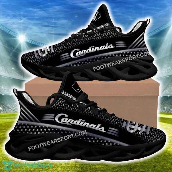 St. Louis Cardinals Max Soul Shoes Embrace Chunky Sneaker Silver Color For Fans Gift - St. Louis Cardinals Max Soul Shoes Embrace Chunky Sneaker Silver Color For Fans Gift
