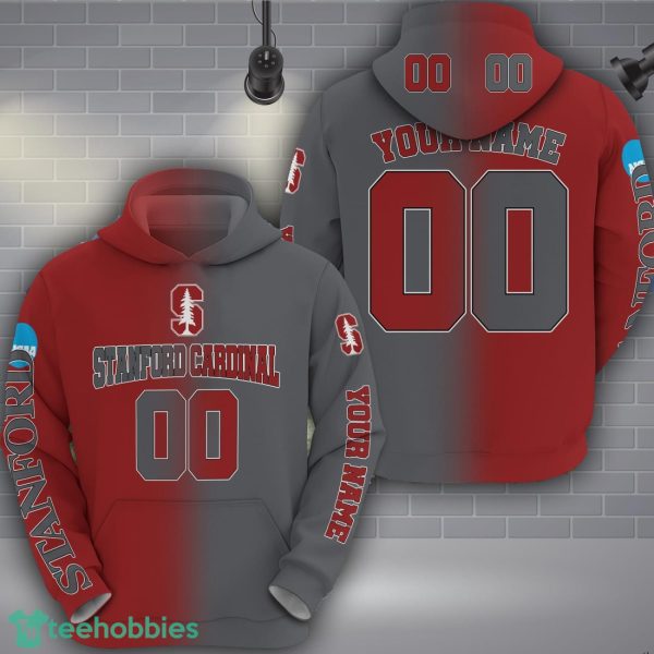 Stanford Cardinal 3D Hoodie Custom Name Number Unisex Football Team Hoodie Product Photo 2