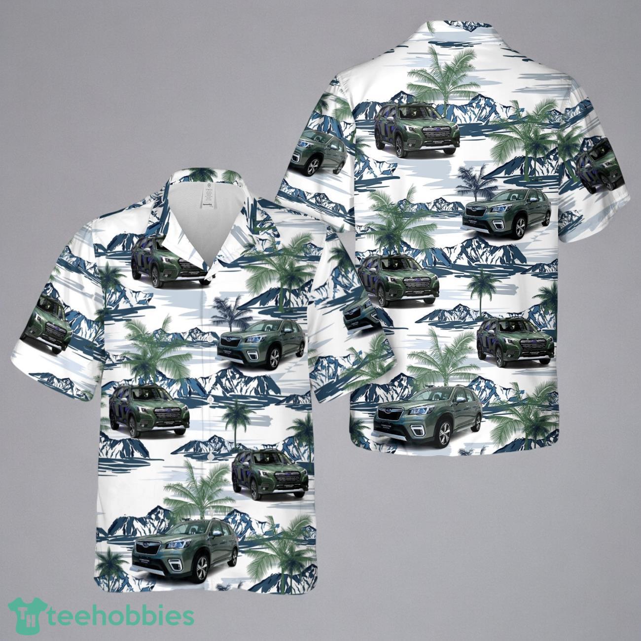 Subaru Forester Hawaiian Shirt image Subaru Forester Hawaiian Shirt Product Photo 1