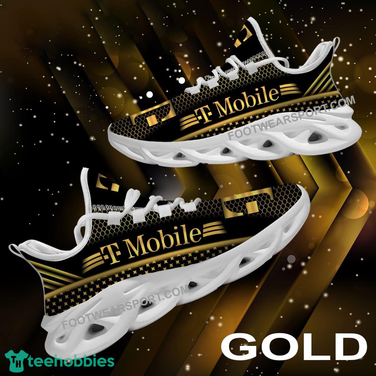 T Mobile Max Soul Shoes Gold Running Sneaker Trendsetting For Fans Gift - T Mobile Max Soul Shoes Gold Running Sneaker Trendsetting For Fans Gift