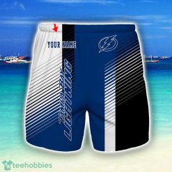 Tampa Bay Lightning Beach Shorts For Sport Fans Team Summer Gift Custom Name Product Photo 1