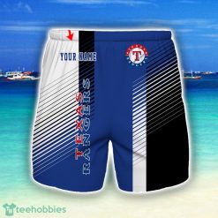 Texas Rangers Beach Shorts For Sport Fans Team Summer Gift Custom Name Product Photo 1