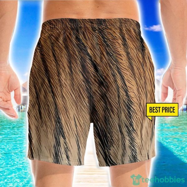 Tiger Fur Strip Pattern Funny Style 3D Beach Shorts For Men Gift Summer Gift Product Photo 2