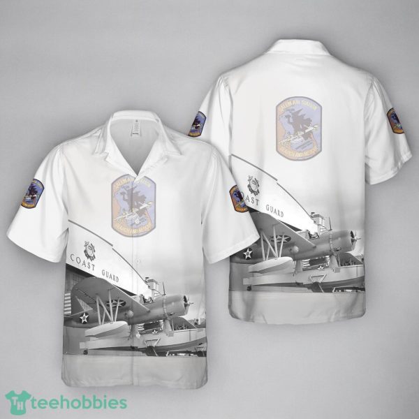 US Coast Guard Air Station Salem Hawaiian Shirt Product Photo 1