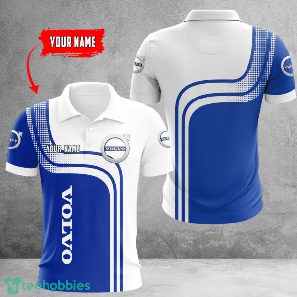 Volvo Polo Shirt Men Gift Personalized Name Golf Polo Shirt Product Photo 1
