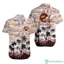 Washington Football Team Coconut Palms Limited Edition Hawaii Shirt Summer Beach Shirt Product Photo 1