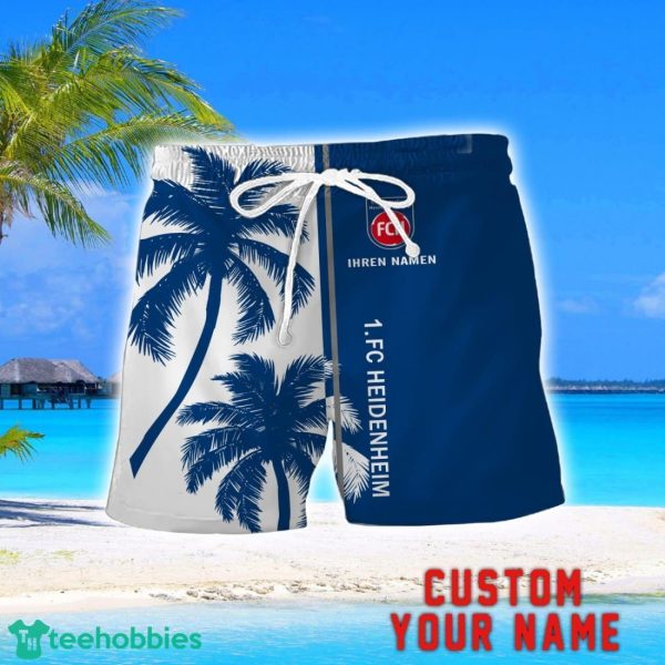 1. FC Heidenheim Coconut Pattern Hawaiian Shirt And Shorts Personalized Name Unique Gift For Summer Product Photo 2