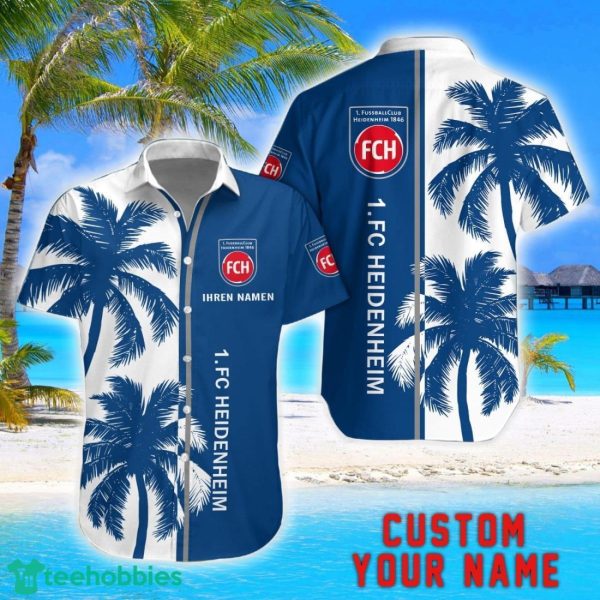 1. FC Heidenheim Coconut Pattern Hawaiian Shirt And Shorts Personalized Name Unique Gift For Summer Product Photo 1
