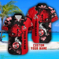 1 FC Köln Tropical Combo Hawaiian Shirt And Shorts Personalized Name For Fans Product Photo 2