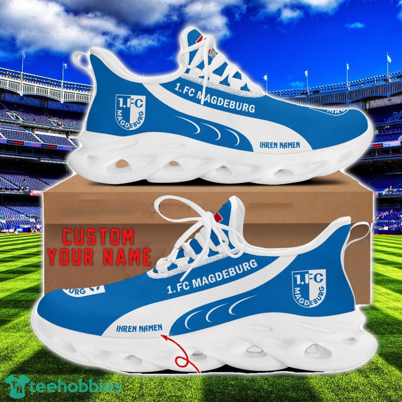 1. FC Magdeburg Max Soul Shoes Custom Name Men Women Running Sneakers Product Photo 1