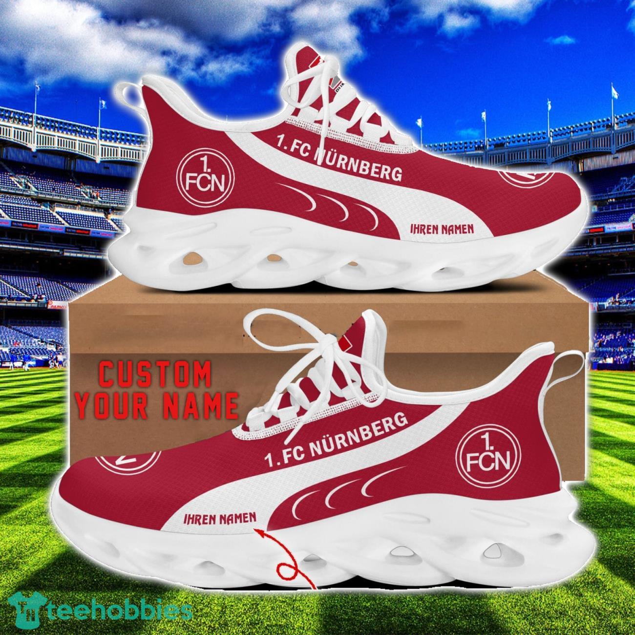 1. FC Nurnberg Max Soul Shoes Custom Name Men Women Running Sneakers Product Photo 1