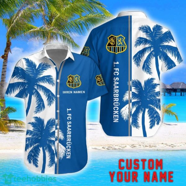1. FC Saarbrucken Coconut Pattern Hawaiian Shirt And Shorts Personalized Name Unique Gift For Summer Product Photo 1