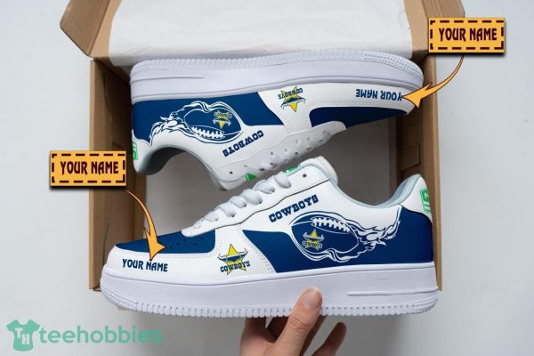 North Queensland Cowboys Air Force Shoes Custom Name Men Women Gift AF1 Shoes Product Photo 1