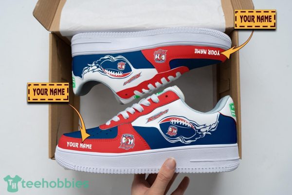 Sydney Roosters Air Force Shoes Custom Name Men Women Gift AF1 Shoes Product Photo 1