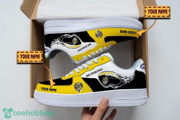 Richmond Tigers Air Force Shoes Custom Name Men Women Gift AF1 Shoes Product Photo 1