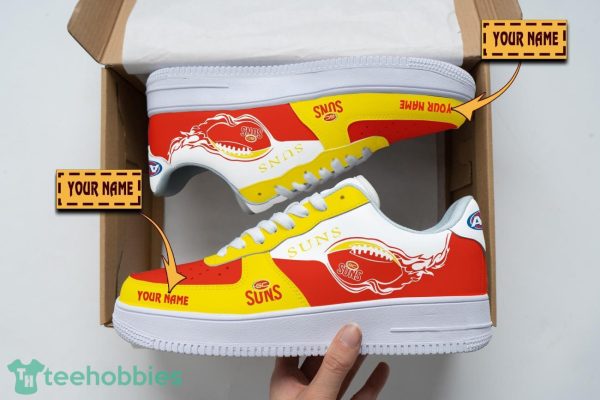 Gold Coast Suns Air Force Shoes Custom Name Men Women Gift AF1 Shoes Product Photo 1