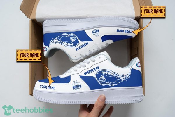 North Melbourne FC Air Force Shoes Custom Name Men Women Gift AF1 Shoes Product Photo 1