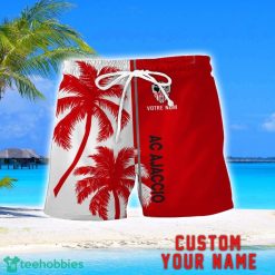 AC Ajaccio Coconut Pattern Hawaiian Shirt And Shorts Personalized Name Unique Gift For Summer Product Photo 2