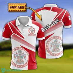 Accrington Stanley 3D Polo Shirt Custom Name For Fans Product Photo 1