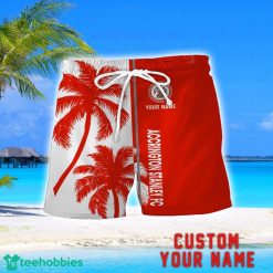 Accrington Stanley Coconut Pattern Hawaiian Shirt And Shorts Personalized Name Unique Gift For Summer Product Photo 2