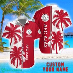 AFC Ajax Coconut Pattern Hawaiian Shirt And Shorts Personalized Name Unique Gift For Summer Product Photo 1