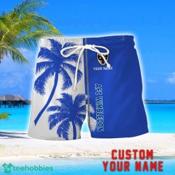 AFC Wimbledon Coconut Pattern Hawaiian Shirt And Shorts Personalized Name Unique Gift For Summer Product Photo 2