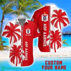 AGF Aarhus Coconut Pattern Hawaiian Shirt And Shorts Personalized Name Unique Gift For Summer Product Photo 1