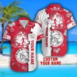 Ajax Amsterdam Tropical Combo Hawaiian Shirt And Shorts Personalized Name For Fans Product Photo 2