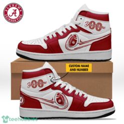 Alabama Crimson Tide NCAA Personalized Name Air Jordan Hightop Shoes AJ1 Sneakers Product Photo 1