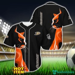 Anaheim Ducks Black Baseball Jersey Shirt For Fans Product Photo 1