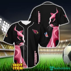 Arizona Cardinals Black Baseball Jersey Shirt For Fans Product Photo 1
