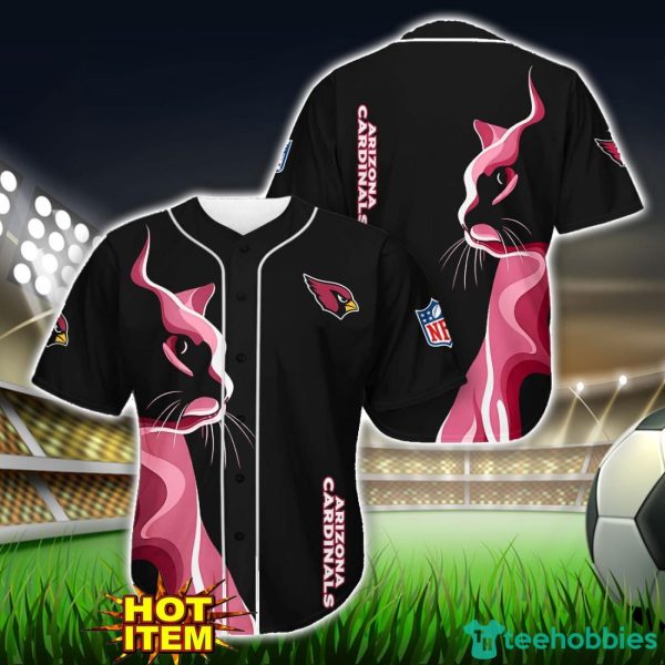Arizona Cardinals Black Baseball Jersey Shirt For Fans Product Photo 1