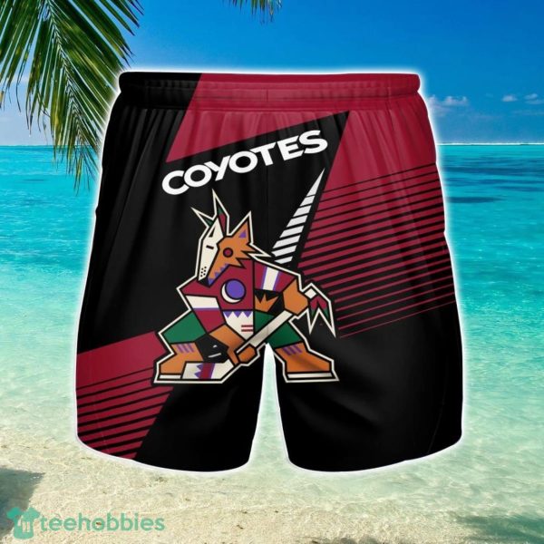Arizona Coyotes 3D Beach Shorts Summer Vacation Gift For Men Product Photo 1