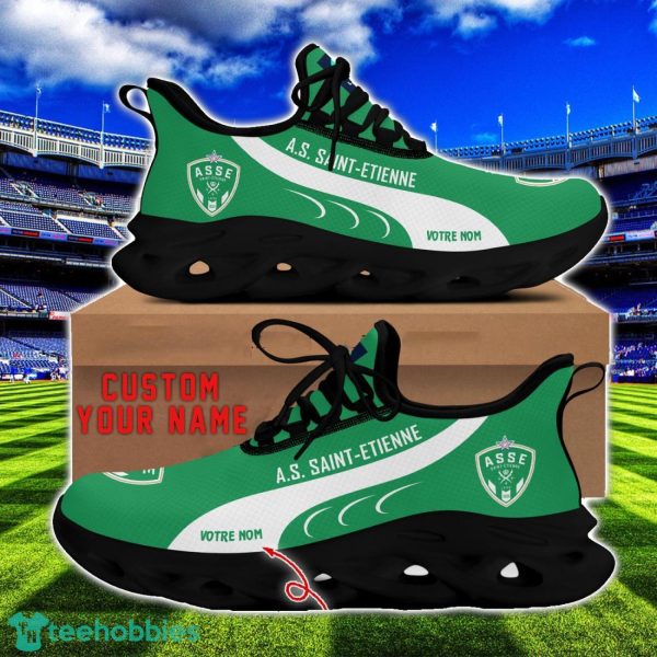 AS Saint-Etienne Max Soul Shoes Custom Name Men Women Running Sneakers Product Photo 2
