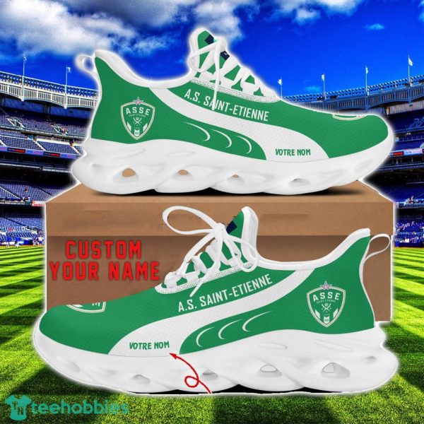 AS Saint-Etienne Max Soul Shoes Custom Name Men Women Running Sneakers Product Photo 1