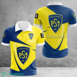 ASM Clermont Auvergne 3D Polo Shirt Men Gift Limited For Fans Product Photo 1