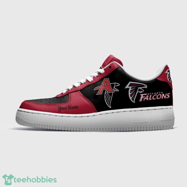 Atlanta Falcons Personalized Name AF Sneakers Men Women Air Force Shoes Product Photo 2