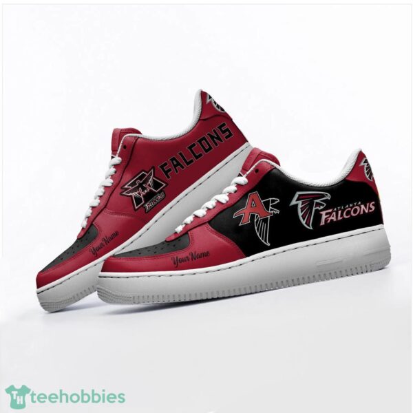 Atlanta Falcons Personalized Name AF Sneakers Men Women Air Force Shoes Product Photo 3
