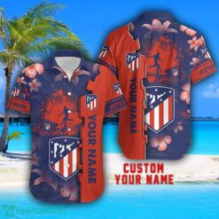 Atlético de Madrid Tropical Combo Hawaiian Shirt And Shorts Personalized Name For Fans Product Photo 2