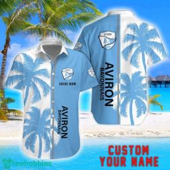 Aviron Bayonnais Coconut Pattern Hawaiian Shirt And Shorts Personalized Name Unique Gift For Summer Product Photo 1
