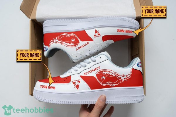 Sydney Swans Air Force Shoes Custom Name Men Women Gift AF1 Shoes Product Photo 1