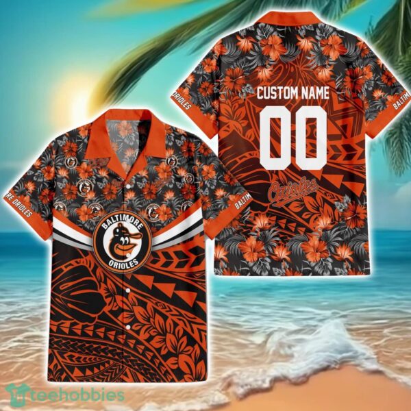 Baltimore Orioles MLB Hawaiian Shirt Aloha Beach Shirt Custom Name And Number For Team Product Photo 1
