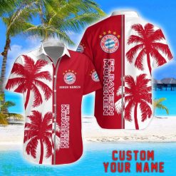 Bayern Munchen Coconut Pattern Hawaiian Shirt And Shorts Personalized Name Unique Gift For Summer Product Photo 1