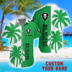 BK Mladá Boleslav Coconut Pattern Hawaiian Shirt And Shorts Personalized Name Unique Gift For Summer Product Photo 1