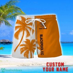 Blackpool Coconut Pattern Hawaiian Shirt And Shorts Personalized Name Unique Gift For Summer Product Photo 2