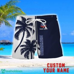 Bolton Wanderers Coconut Pattern Hawaiian Shirt And Shorts Personalized Name Unique Gift For Summer Product Photo 2